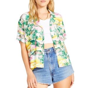 BB Dakota Happy Camper Button-Up Shirt
